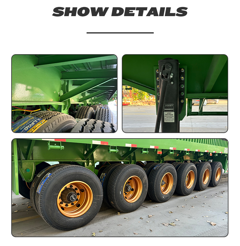 3 Axle Side Wall Fence Semi Trailer | LUYI 9