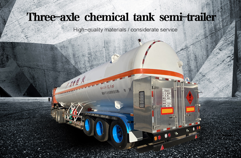 Carbon dioxide Lpg Liquid Gas Lng Tanker Semi Trailer 8