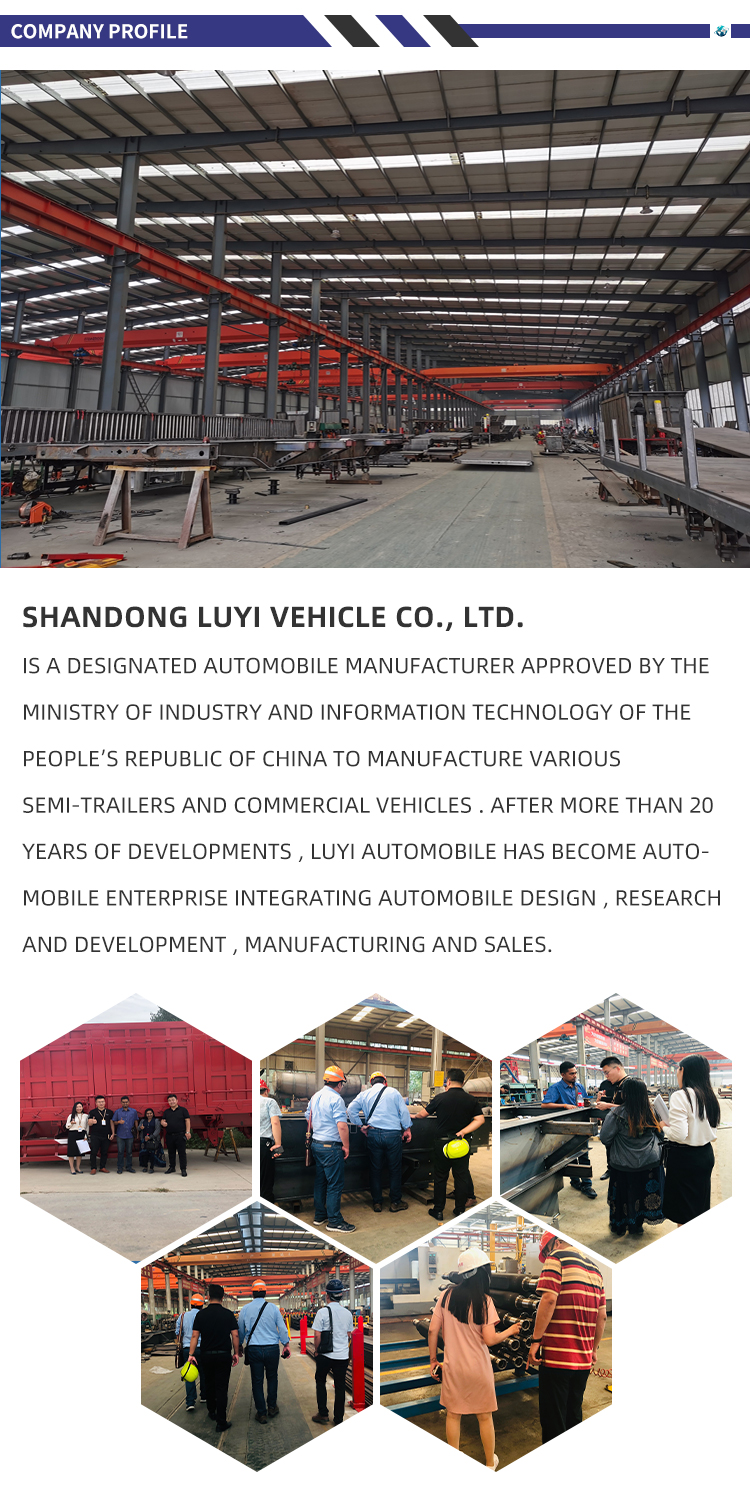 3 essieux remorque de remorquage à plusieurs étapes 13