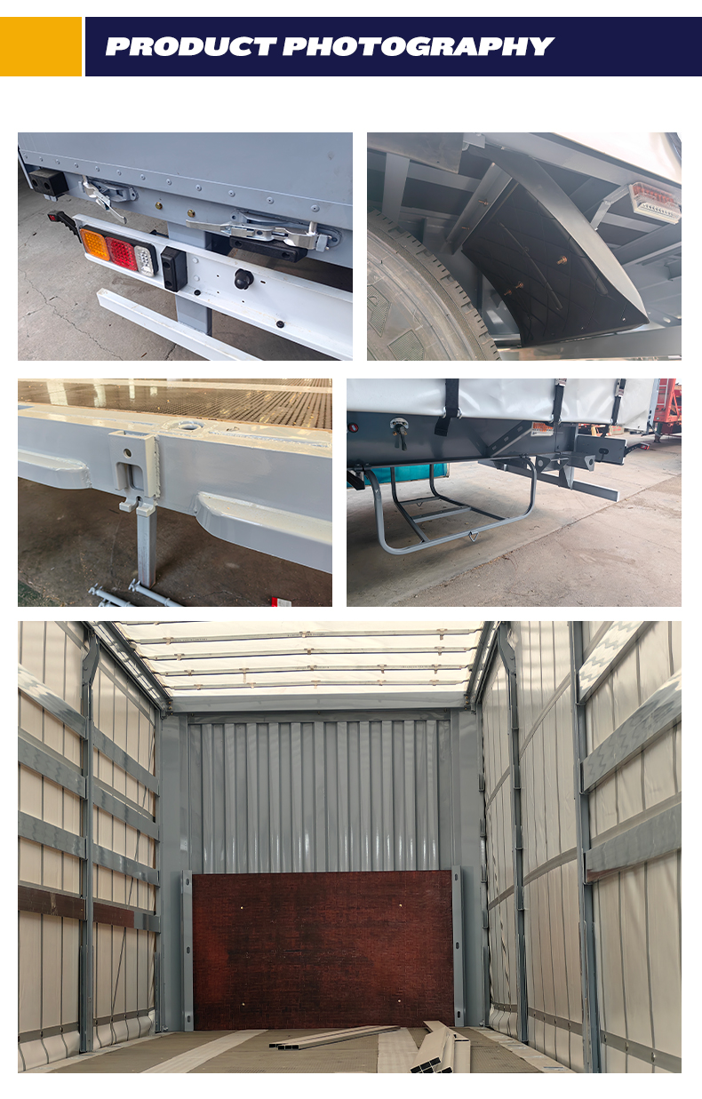 Tarpaulin Sliding Semi-Trailer 40ft 3 Axle 13