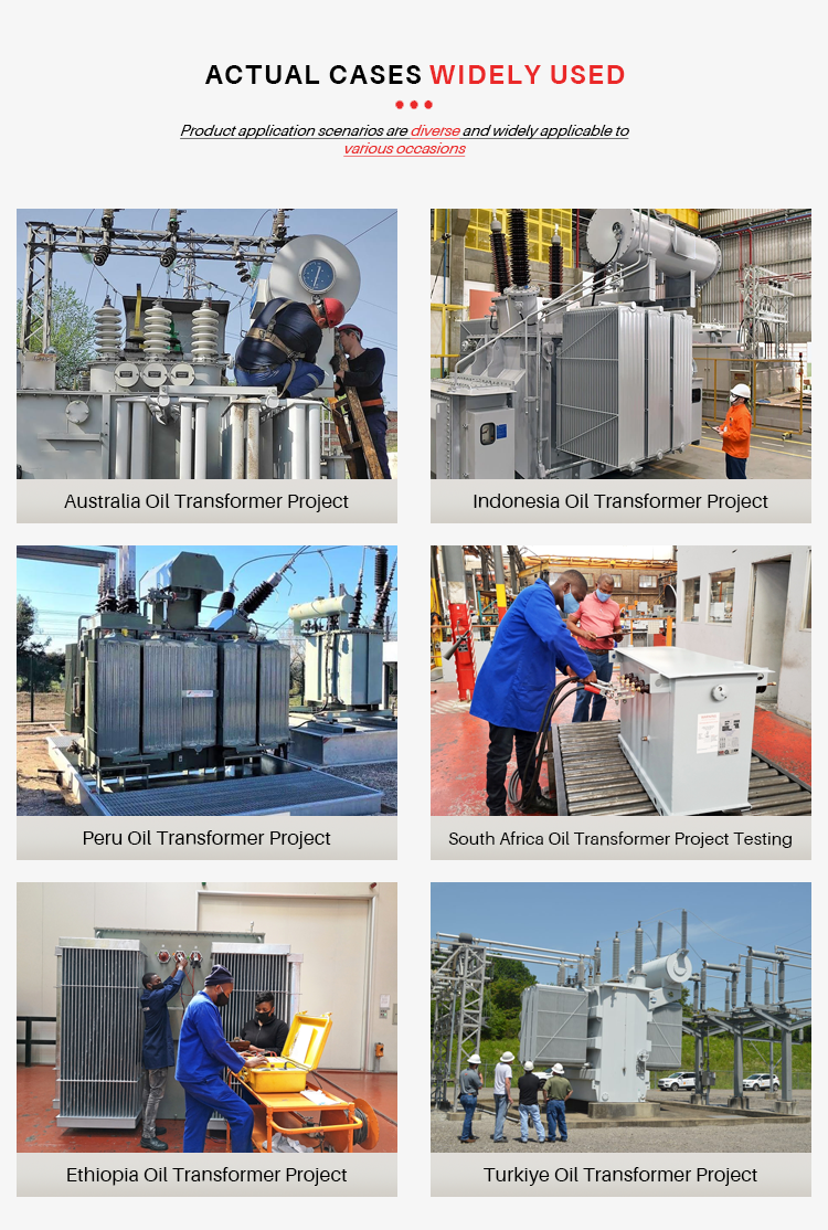 Oil Immersed Power Distribution Transformer 30kva-100mva 220v-220kv 14