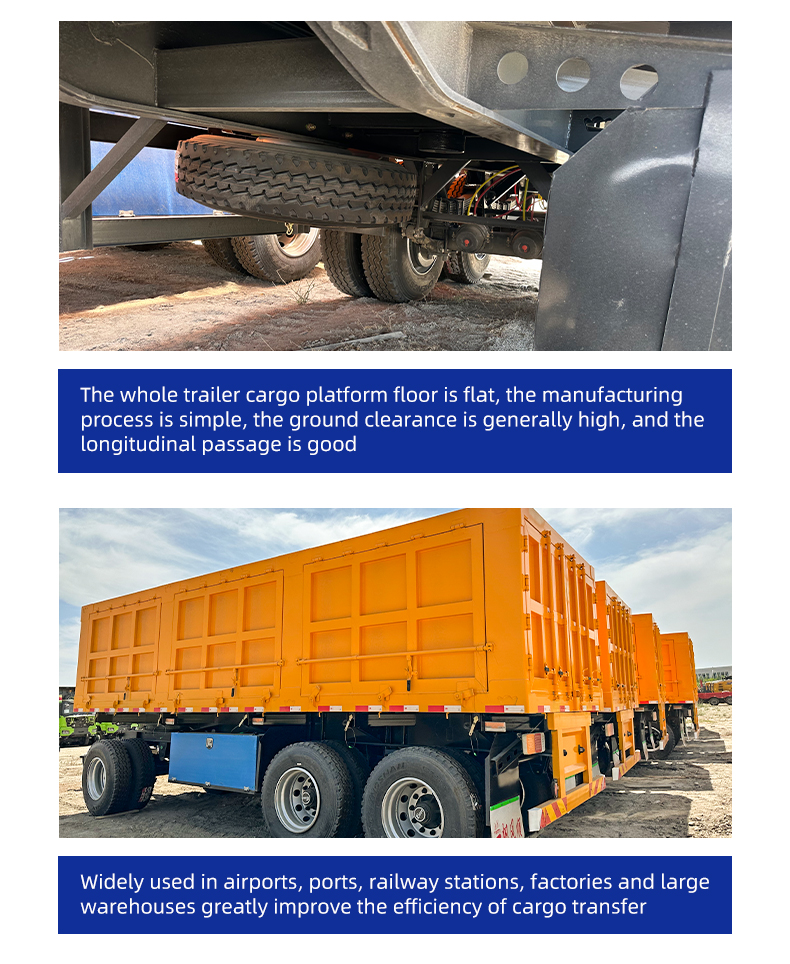 3 محور كامل مقطورات Drawbar مقطورة 10