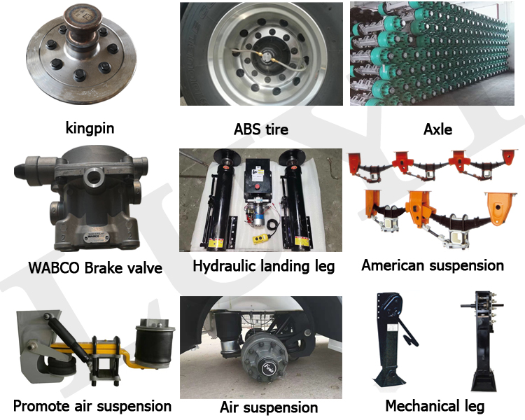 Transporting Food Meat Refrigerated Semi Trailer 12