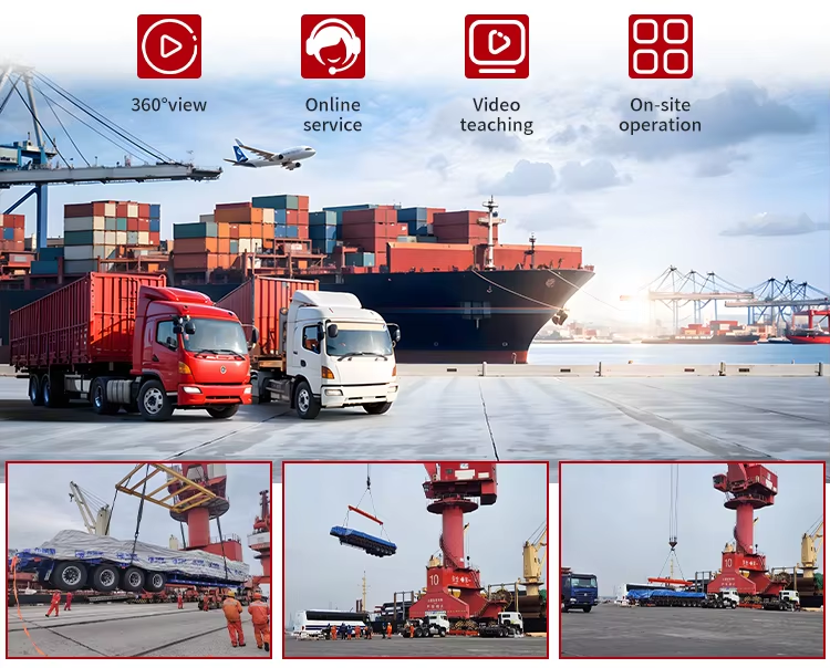 3 Axle Container Trailer Sliding Curtain Side Trailer 12