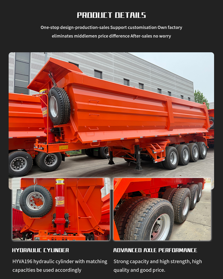 4 eje 60T semifautero hidráulico trasero dupo | Luyi 9