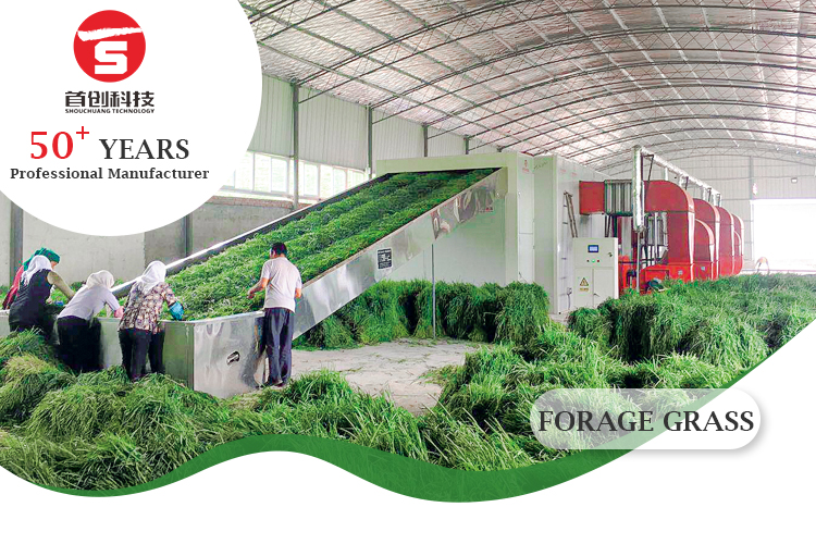 알팔파, 말풀, 모링가 잎, 질경이 건초용 연속 컨베이어 메쉬 벨트 건조기 8