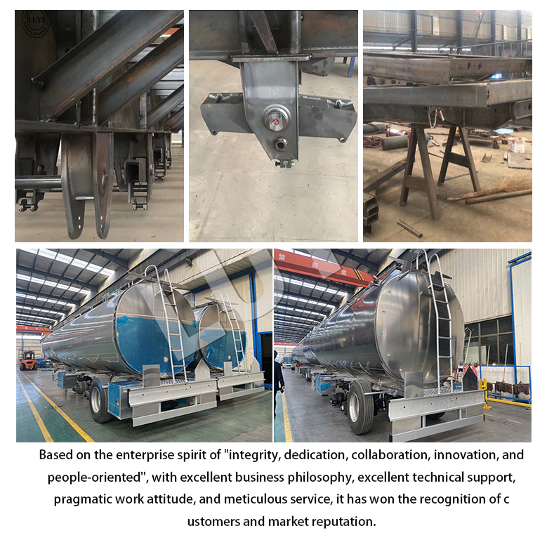 مقطورة ناقلات الوقود الصلب الكربونية 3-ASLE 20-50KL سعة 16