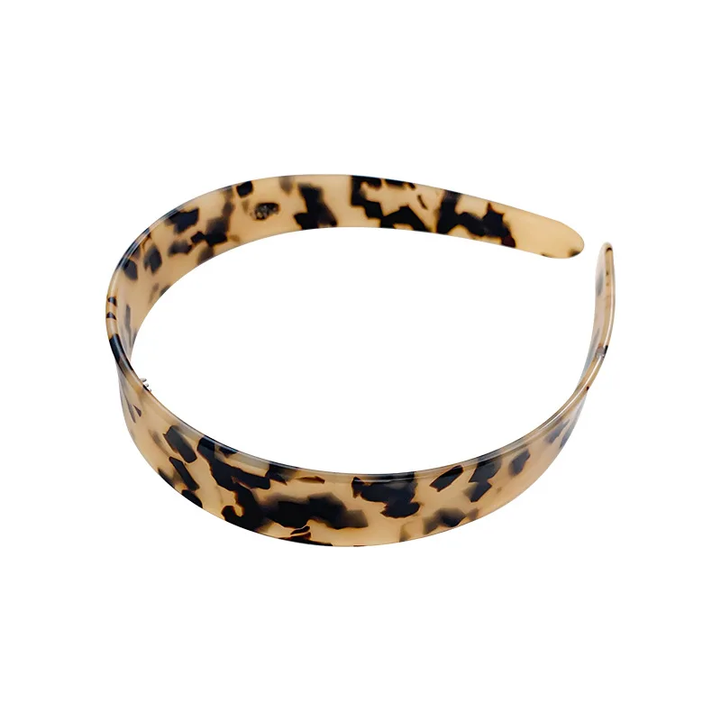Dowell – bandeaux léopard en acétate de haute qualité, nouveaux bandeaux européens tendance 18