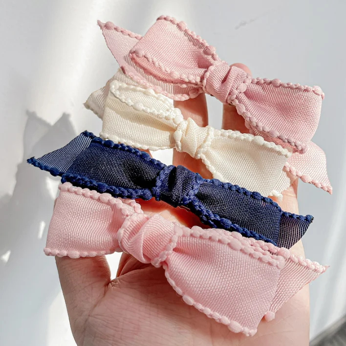 Dowell Japan And Korean Sweet Fashion Style Fabric Ribbon Bow Barrette Hairgrips 18
