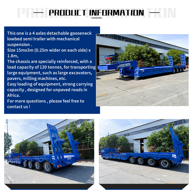 15.3m Semi de alta duración de servicio pesado extra largo | Luyi 9