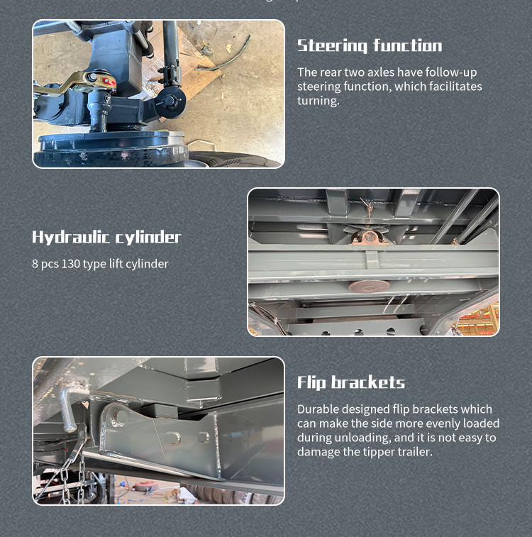 6-axle side-dump semi-trailer | LUYI 10