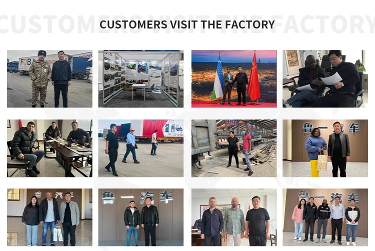 Remorque à benne basculante arrière hydraulique à 6 axes 13