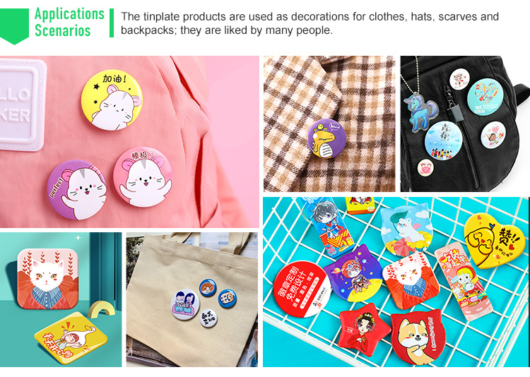 Custom Tin Badges Manufacturer - Low Cost Promotional Pins | EverRichGift 12