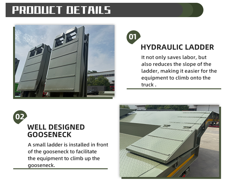 5 -осевой полуприцеп с гидравлической лестницей | Луи 9