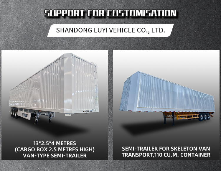 Trailers de carga de carga de 3 ejes en la venta de remolque de carga 11