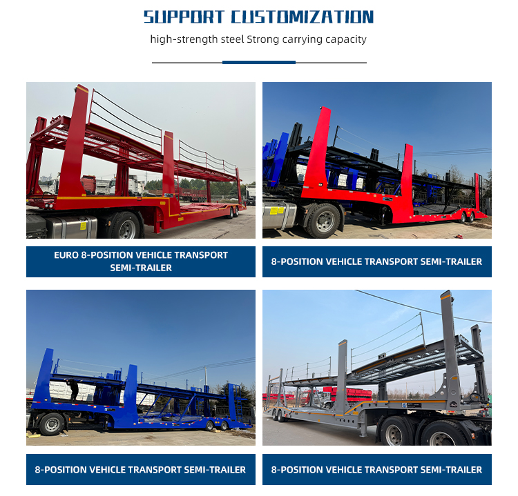 Полуприцеп-цистерна LUYI на 8 автомобилей 11