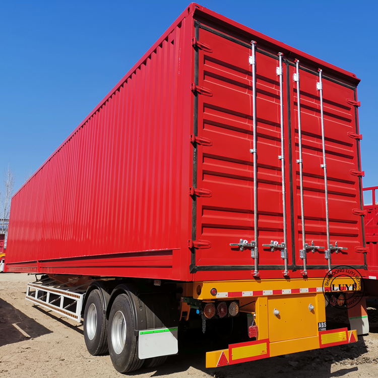 4 оси контейнер -трейлер коробки полу туловища трейлер | Луи 10