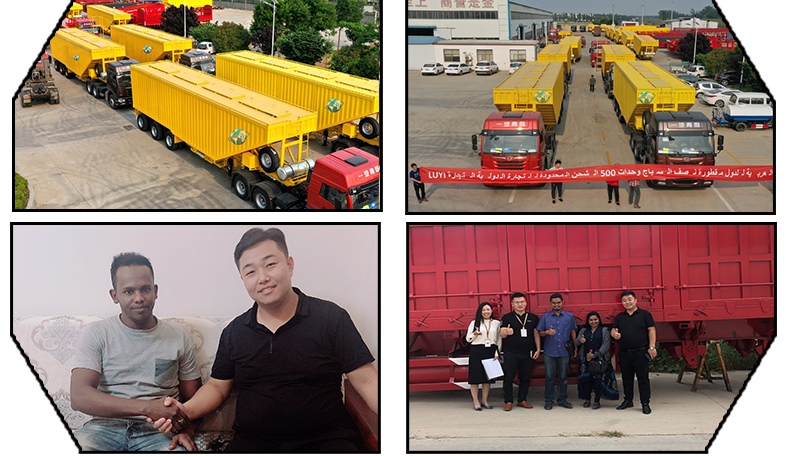 Transporte de semi camión de transporte de maíz de grano 12