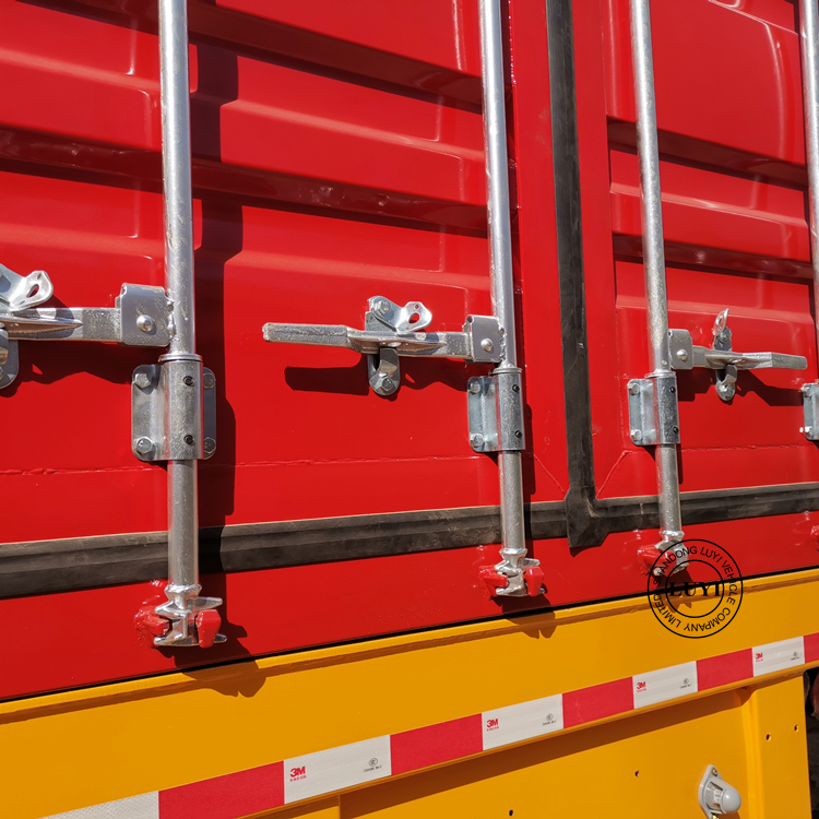 4 оси контейнер -трейлер коробки полу туловища трейлер | Луи 11