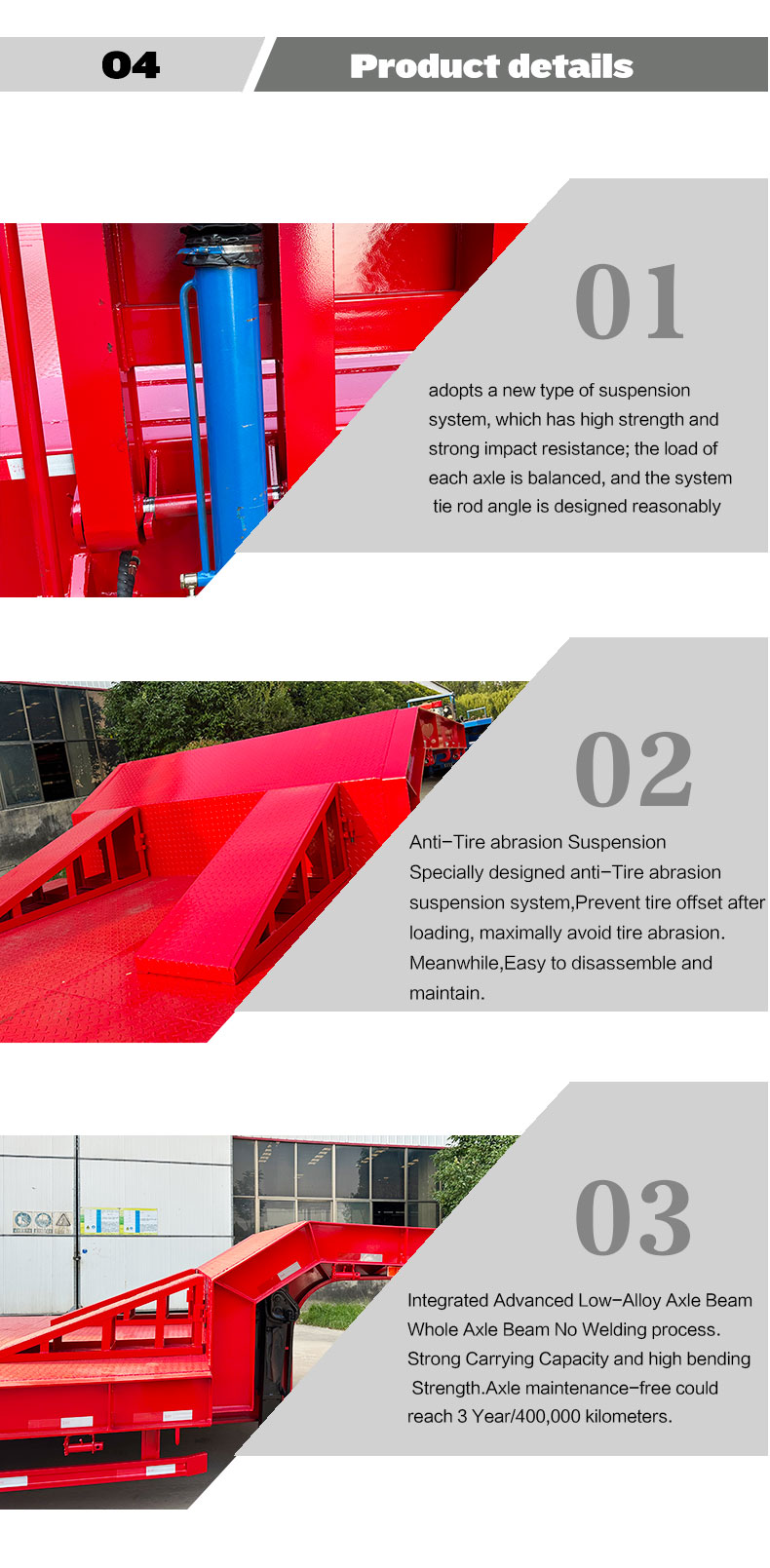 4-осный 80-тонный низкорамный полуприцеп 9