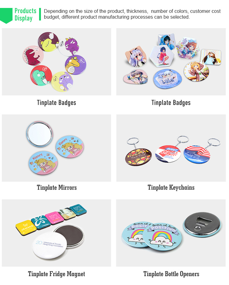 Custom Tin Badges Manufacturer - Low Cost Promotional Pins | EverRichGift 7