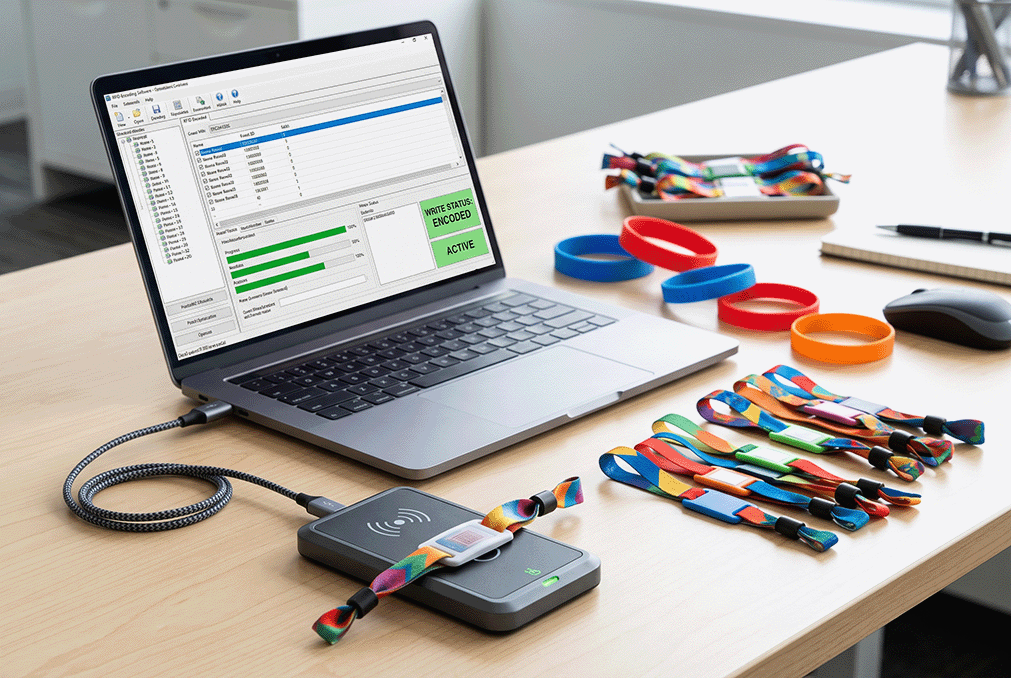 How to Encode and Program Adjustable RFID Wristbands Before an Event 1