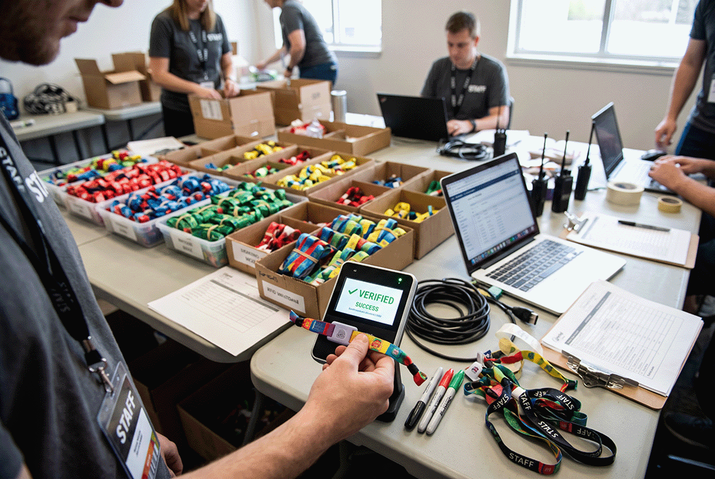 How to Encode and Program Adjustable RFID Wristbands Before an Event 2
