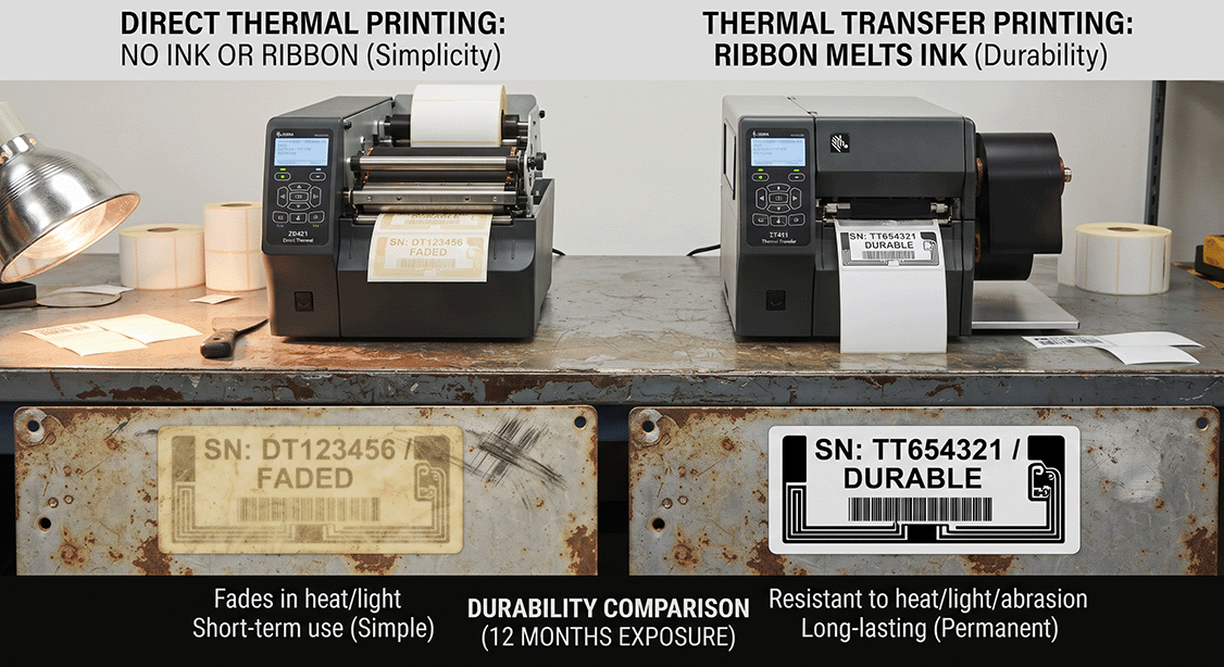 RFID Tag Printing Technology: Direct Thermal vs. Inkjet 1