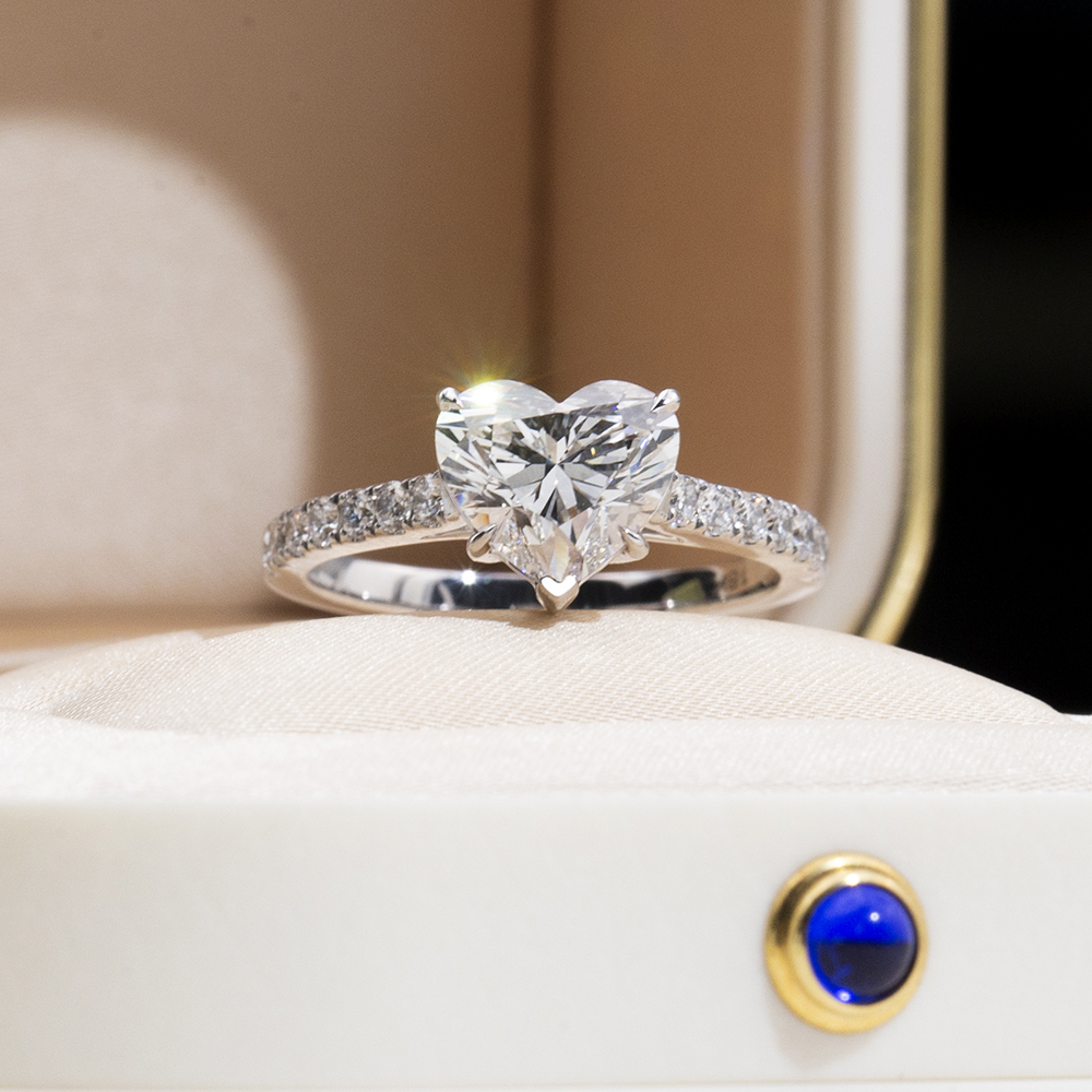 Lab Grown Solitaire Diamond Ring
