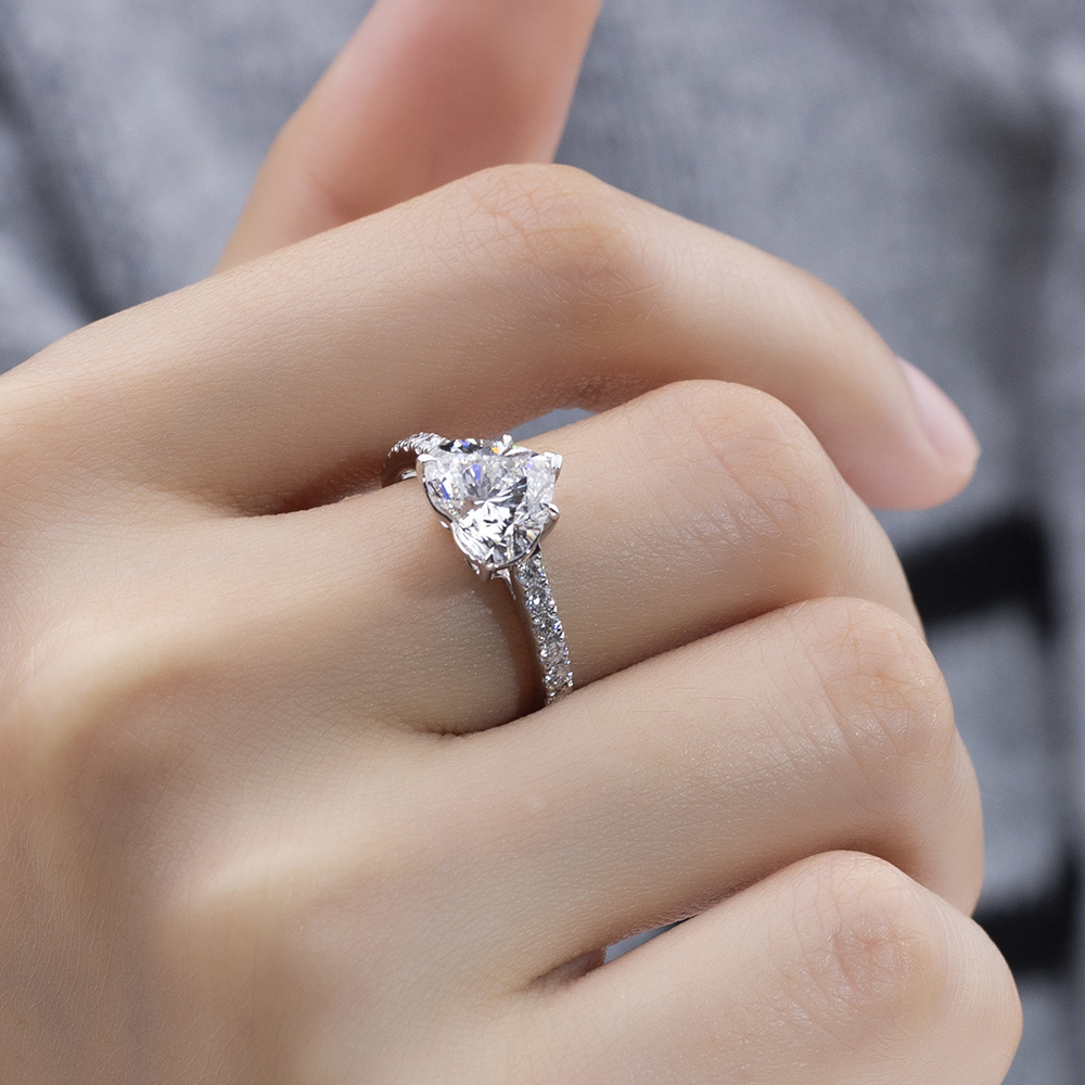 Lab Grown Diamond Solitaire Ring