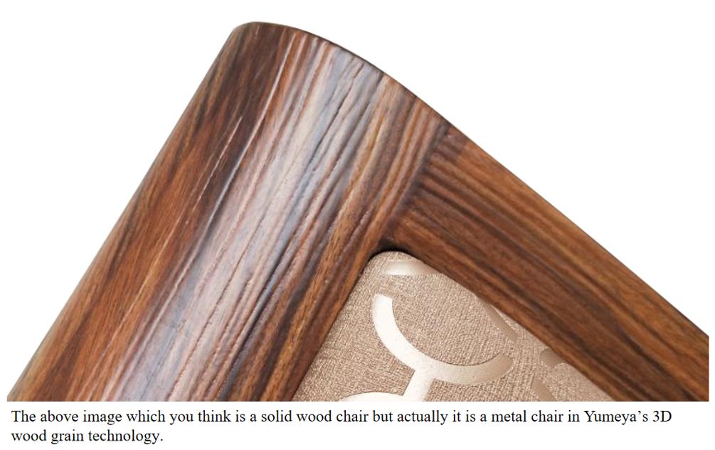 Gelişimi Yumeya Metal Wood rain rain Chair 6