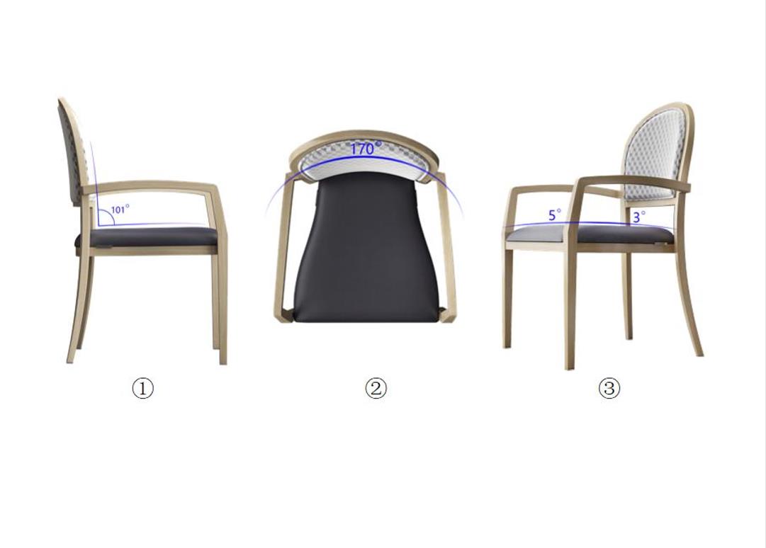 Yumeyaمېتال ياغاچ دانچىسى ياشانغانلار ئورۇندۇق ئۇزۇن مۇددەتلىك چىداملىق بولۇپلا قالماي ، يەنە چىرايلىق كۆرۈنىدۇ 4