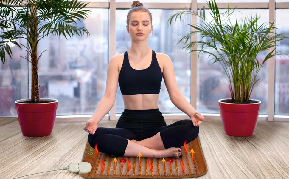 Coussins chauffants infrarouges lointains UTK 4 Photon avec billes de tourmaline, Spro H13T1 17