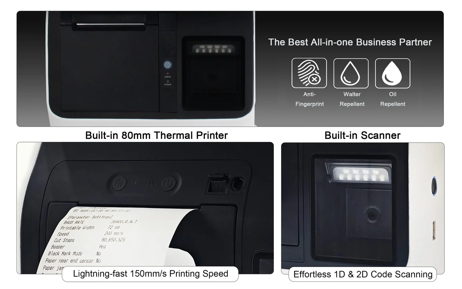 TC-TOUCH-K10——15.6 inch Smart Touch Screen Cash Register 3