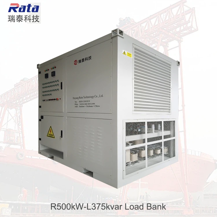 Ngân hàng tải điện trở cảm ứng 500kW/375kvar Ngân hàng tải điện trở cảm ứng 500kW/375kvar