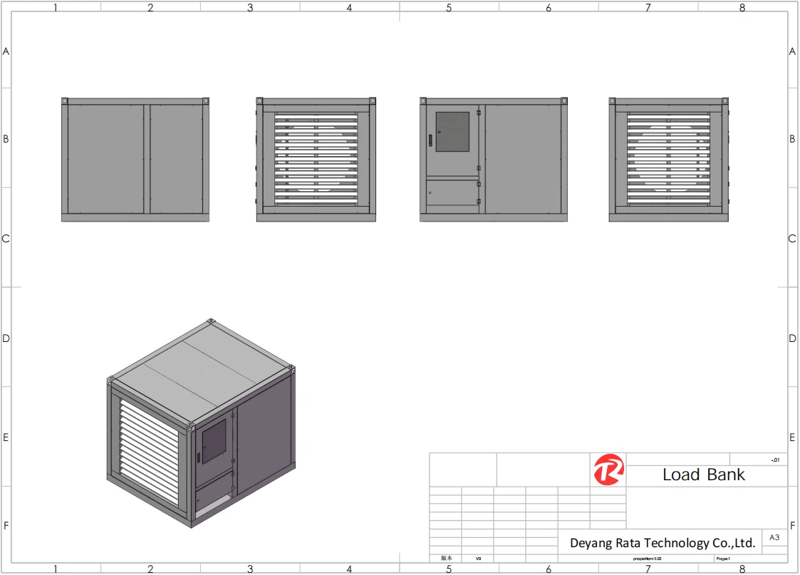 200kW load bank design 200kW load bank design