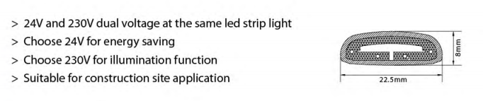 ໄຟ LED ແຮງດັນສອງຊັ້ນກັນນ້ຳ Matte Illumination ສະຖານທີ່ກໍ່ສ້າງໂຮງງານຈີນ Glamorous 7