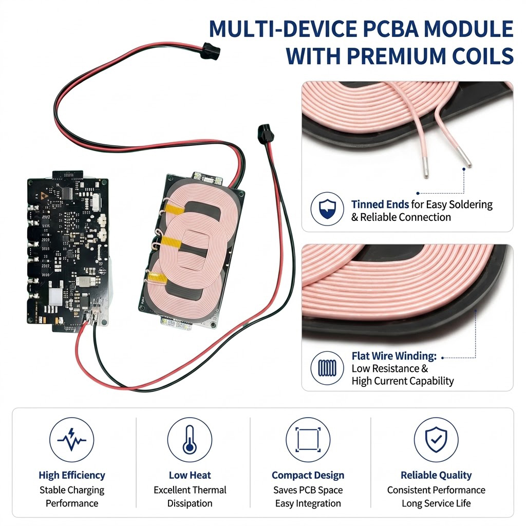 ZXY 20W/22W三线圈无线充电模块,12V/24V输入PCBA控制板 — 产品图片与尺寸图21
