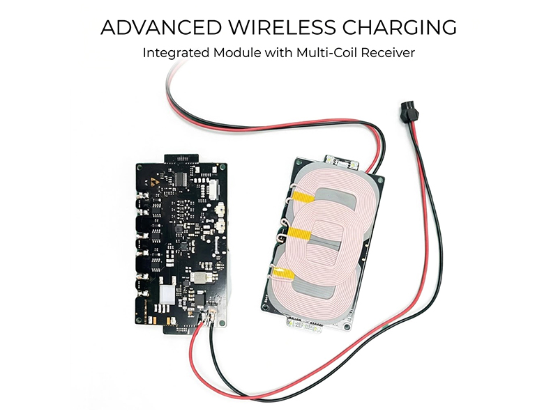 Zxy 20W 22W 12V 24V Wireless Charger Module 3 Coils PCBA Circuit Board 7