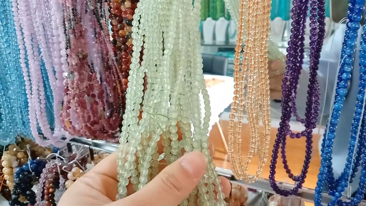 Prehnite Gemstone Beads avail Translucent light green gemstone 8