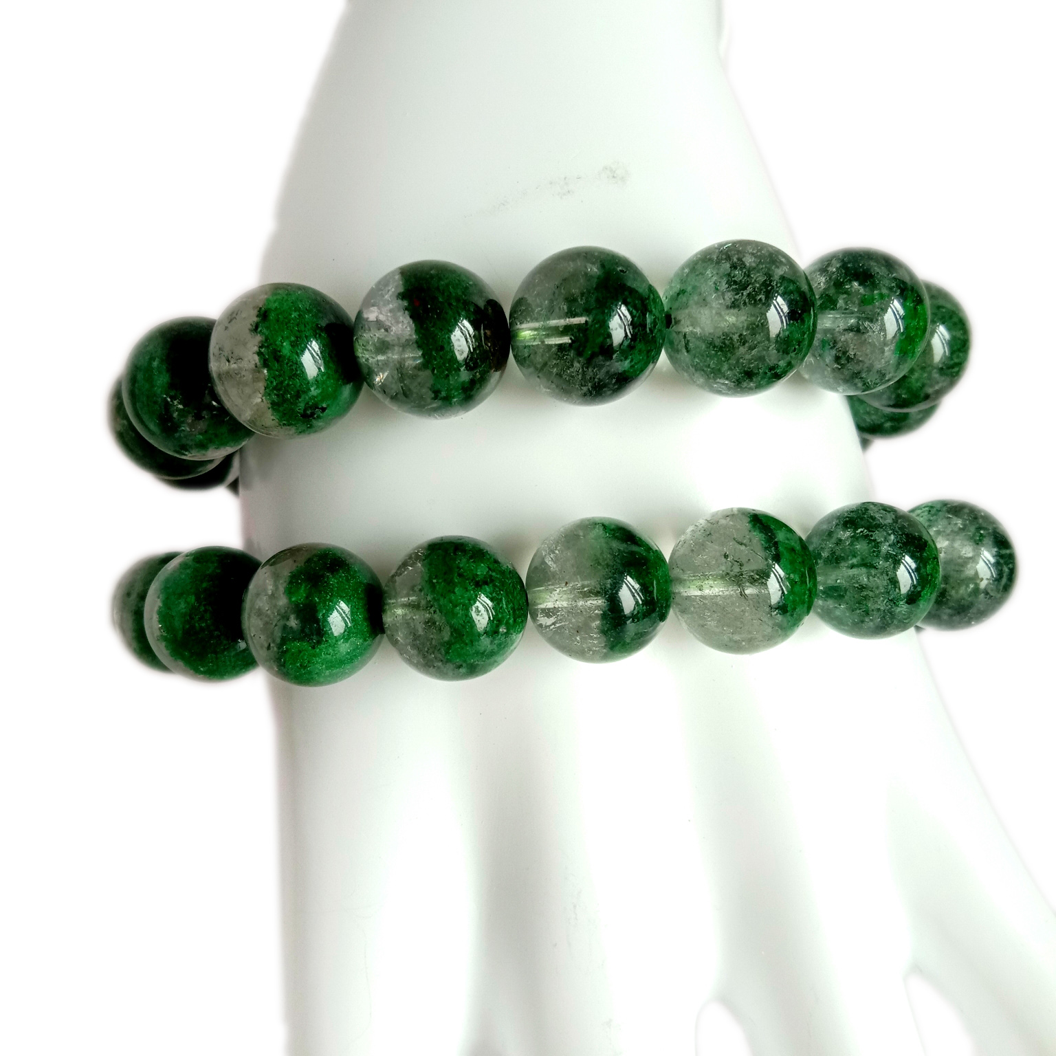 11 مىللىمېتىر يېشىل فانتوم كۋارت بىلەيزۈكى فانتوم بىلەيزۈكى يېشىل بىلەيزۈك 14