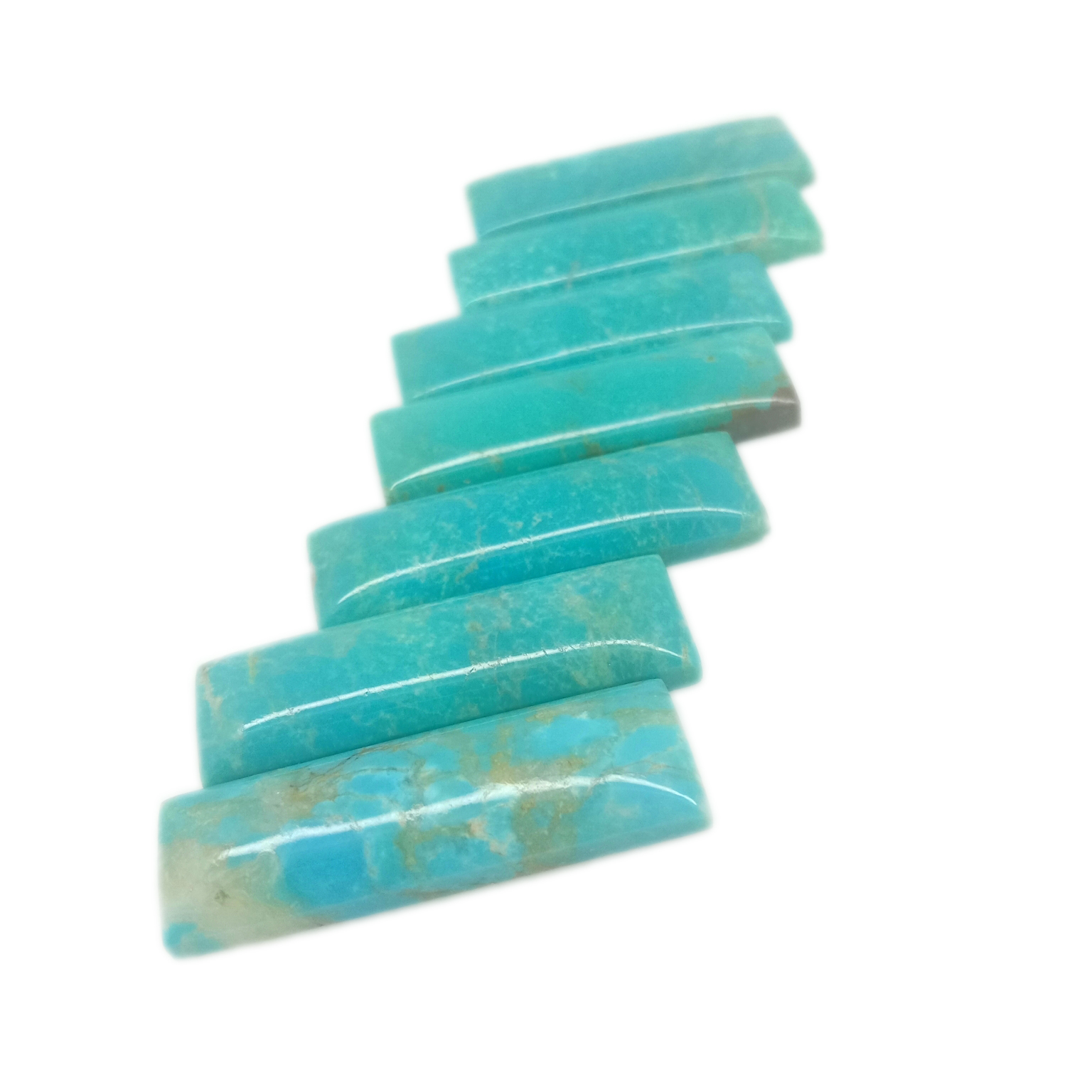 Mohave biru Kingman Turquoise Rectangle cabochons cabs calibrated 15