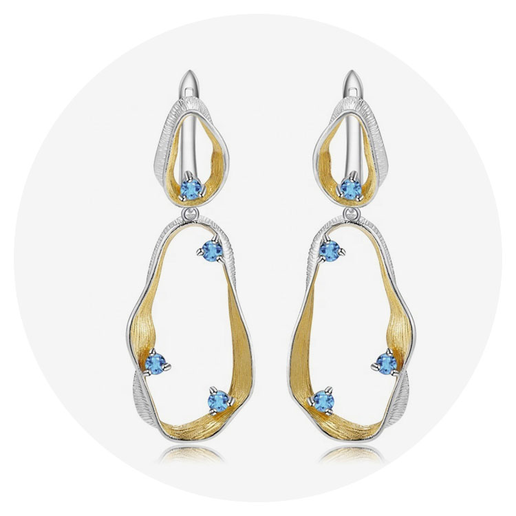 Turkos örhängen sterling silver läckra minimalistiska örhängen 5