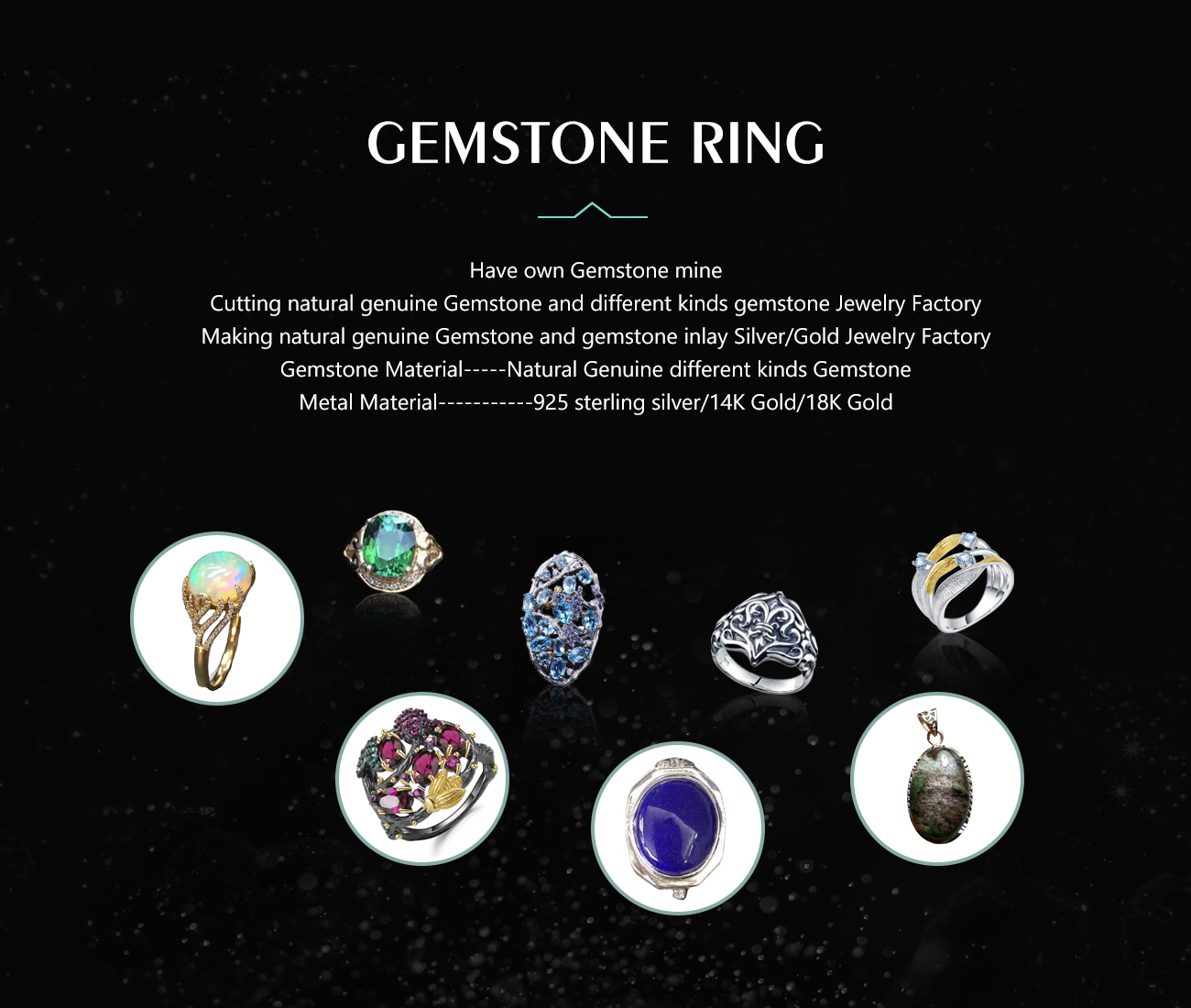 Rainbow Fluorite Ring Crystal Reiki smykker uk Womens Justerbar ring 1