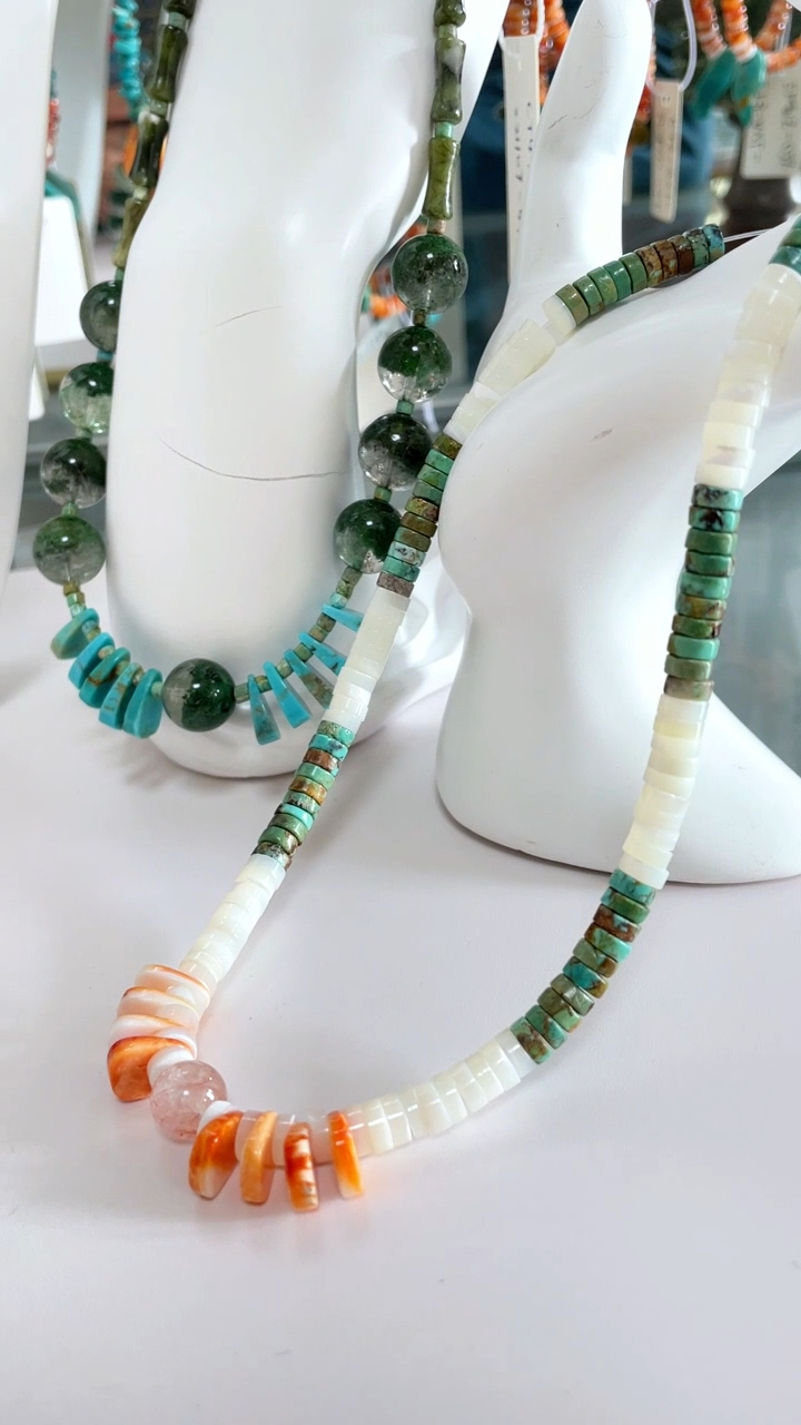 قیمتي لیوینډر هار د ګوسټ فینټم کوارټز موتی او طبیعي جیډ طبیعي قیمتي ډبرو هار سره 9