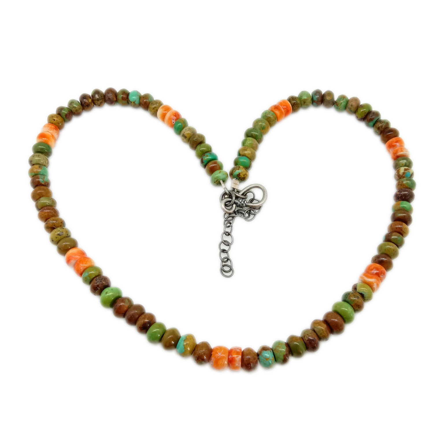 Natural Turquoise spiny oyster Beads 925 Sterling olu ọla ọcha ejiri aka mee maka onyinye nwanyị 14