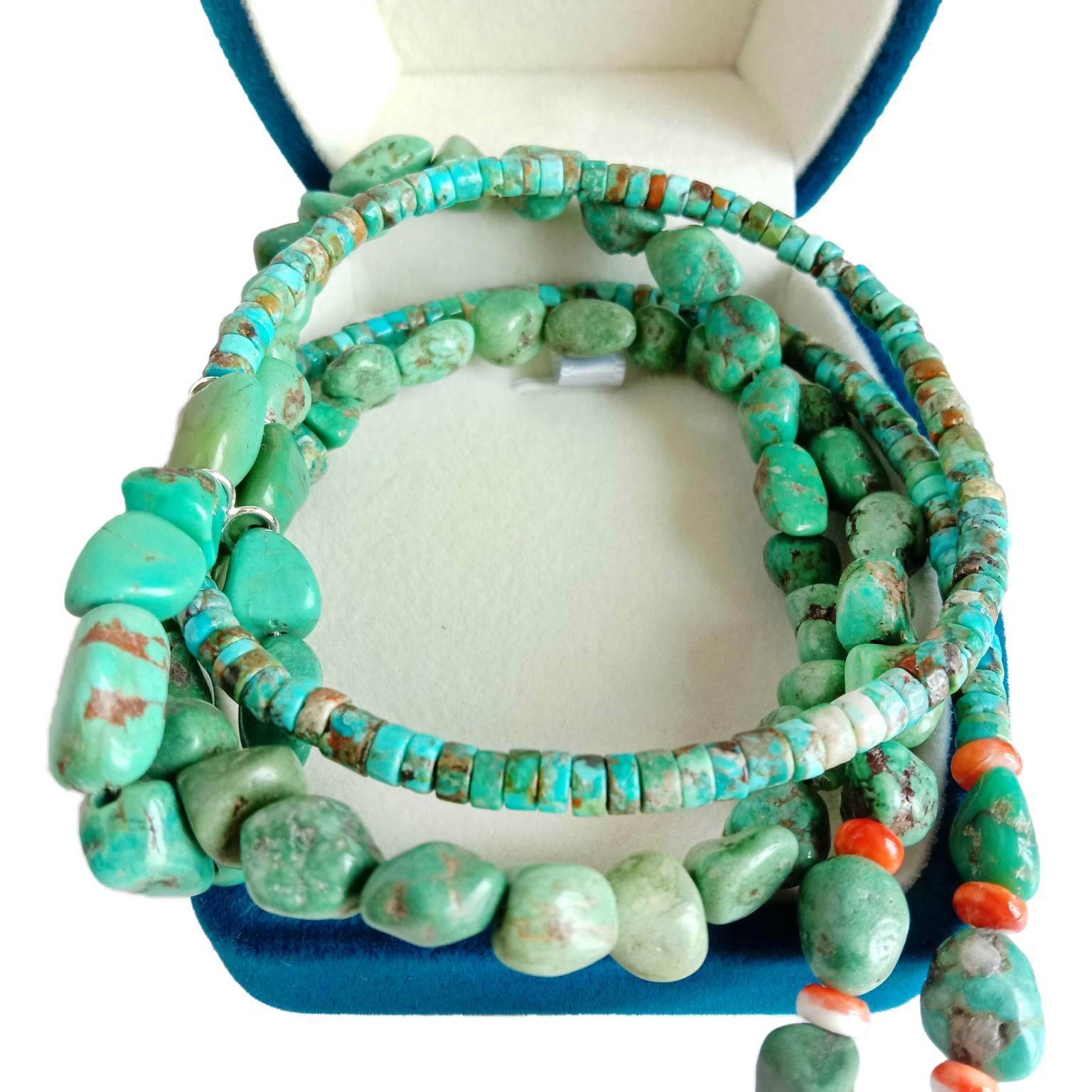 ടർക്കോയ്സ് നെക്ലേസ് 925 സ്റ്റെർലിംഗ് സിൽവർ ജെംസ്റ്റോൺ ആഭരണങ്ങൾ ബർത്ത്സ്റ്റോൺ നെക്ലേസ് 15