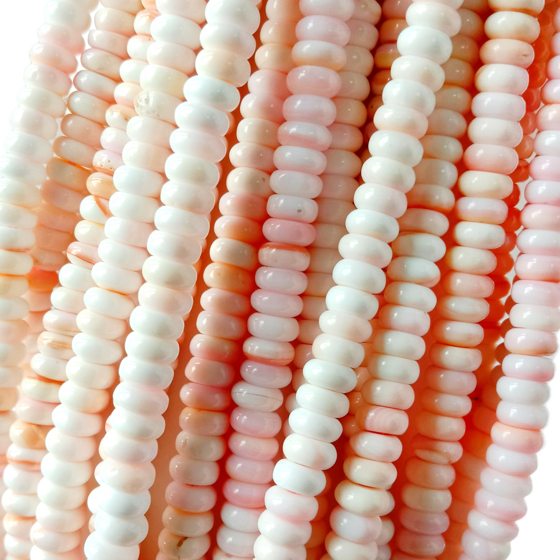 Waridi asilia ona ganda la 5mm Spondylus Shell Shanga kwa Ajili ya Kutengeneza Vito 14