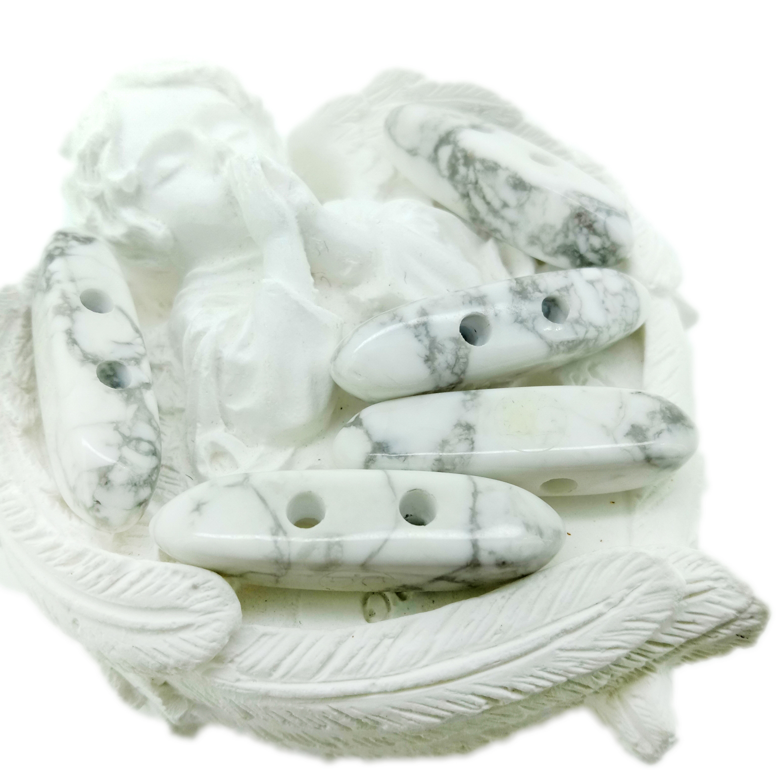 Howlite Beads white Gemstone Beads Howlite Jewelry Supplys 14