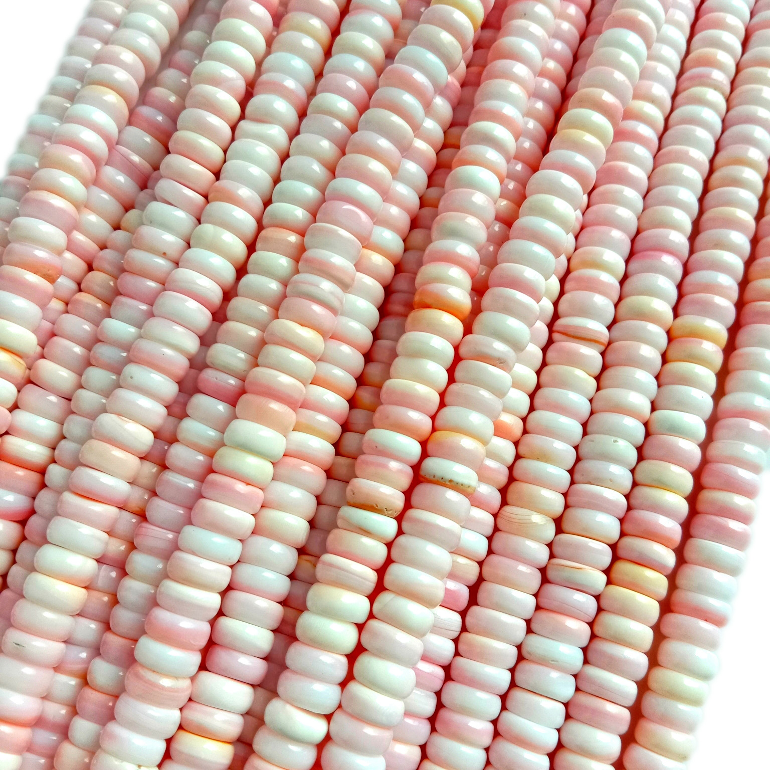 Natuurlike pienk seeskulp-troue bevoordeel elke seeskulp-strand-troudekor vir juweliersware 14